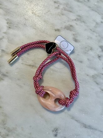Nilu Pig bracelet pink&fuxia