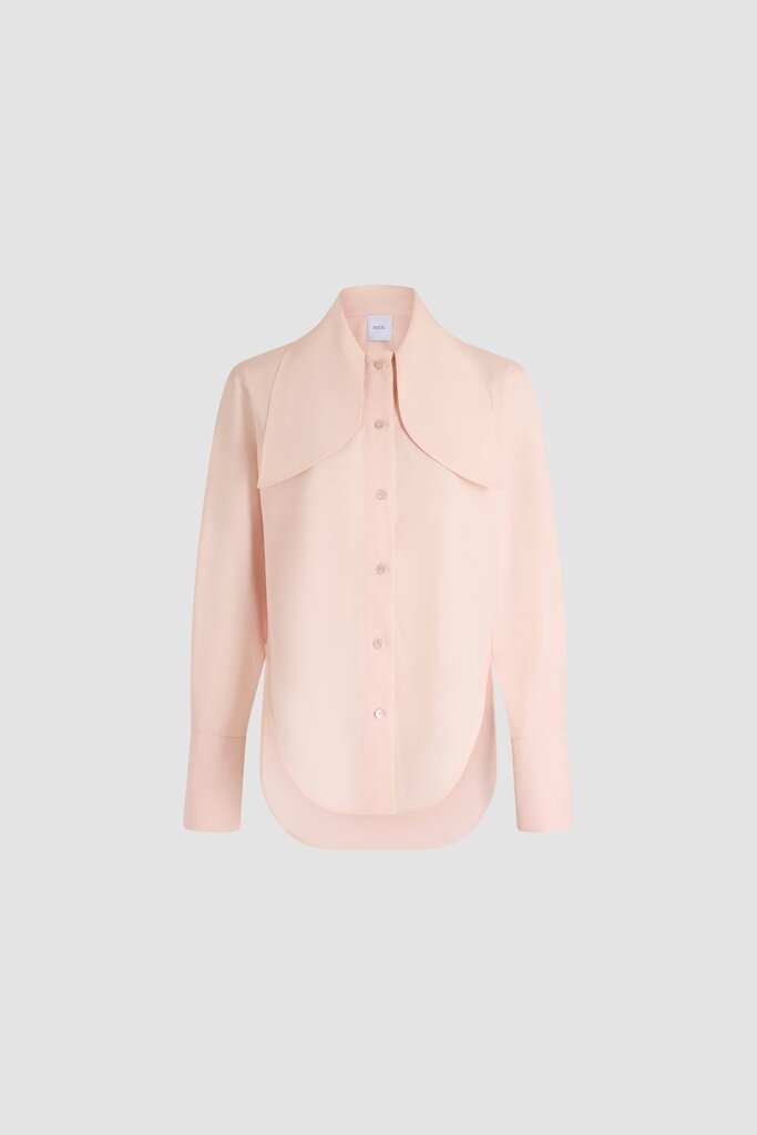 Patou Bow collar blouse dusty rose