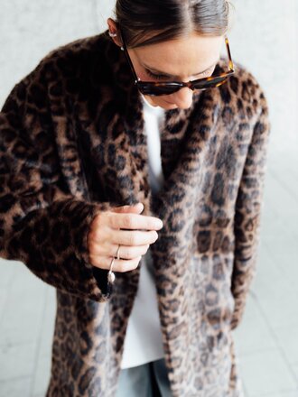 Rhune Millie Coat Leopard