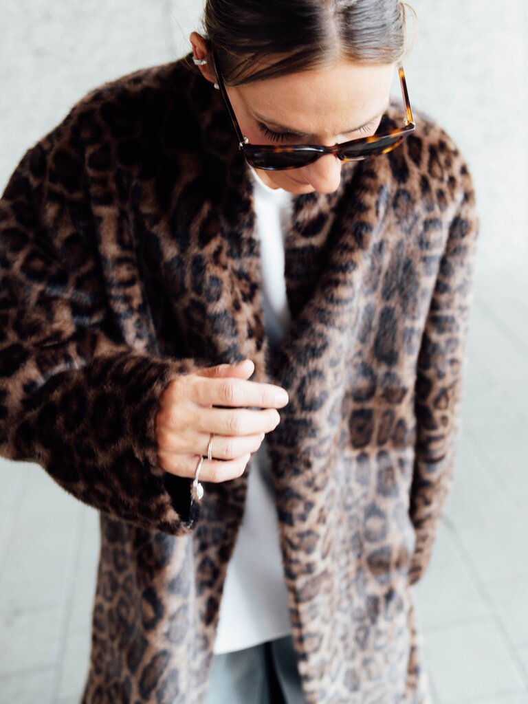 Rhune Millie Coat Leopard