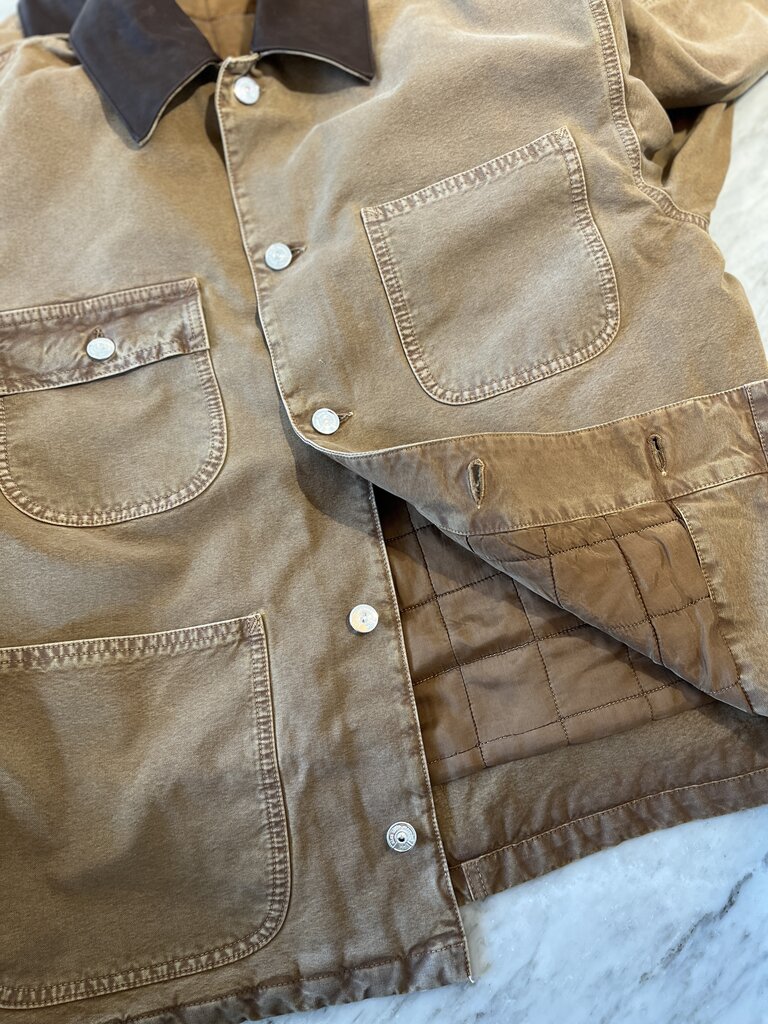 Nine in the morning Work jacket camel