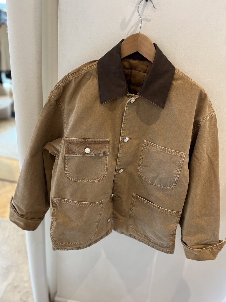 Nine in the morning Work jacket camel