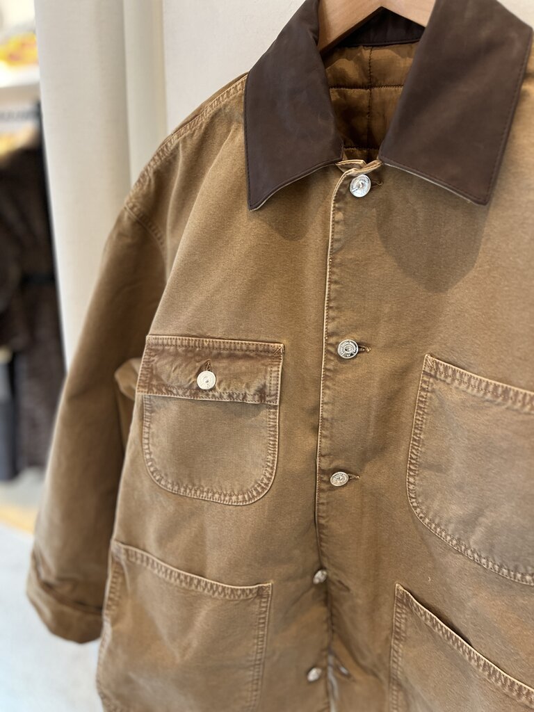 Nine in the morning Work jacket camel