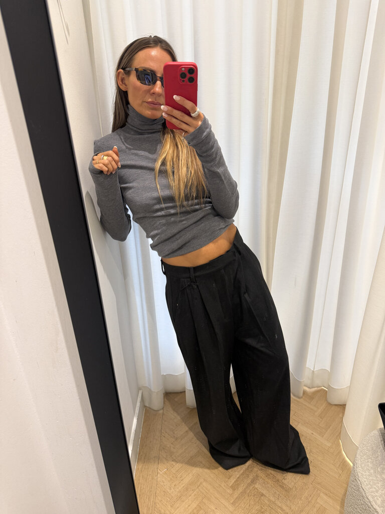 Rhune Cael fine turtleneck grey