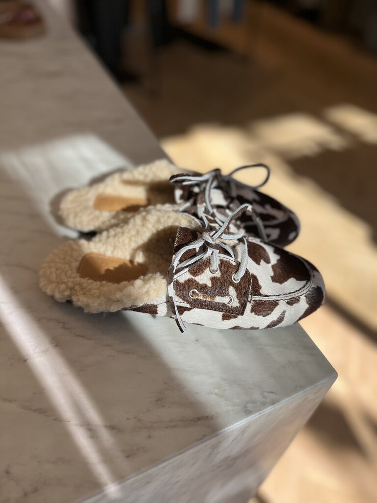 Posa Mule loafer fur cow