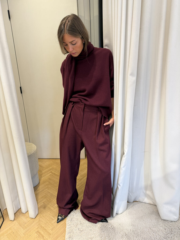 Raff Cashmere knit bordeaux