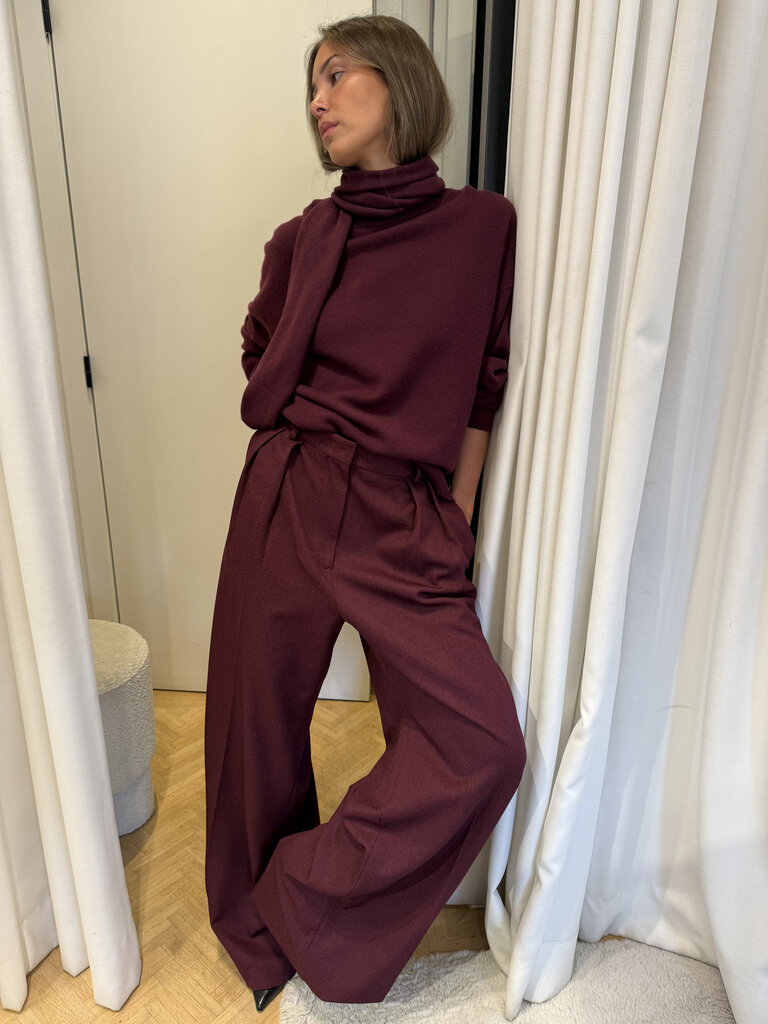 Raff Cashmere knit bordeaux