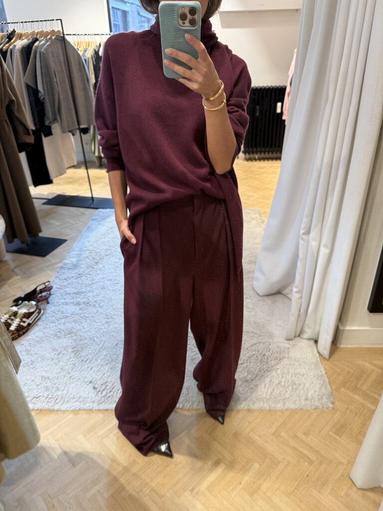 Raff Cashmere knit bordeaux