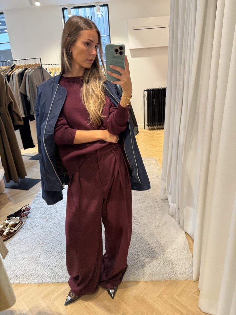 Raff Cashmere knit bordeaux