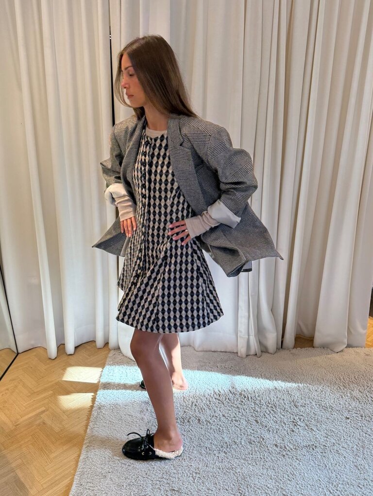 MSGM Harlequin dress