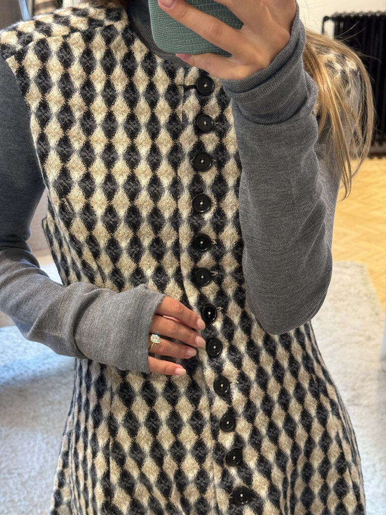 MSGM Harlequin dress