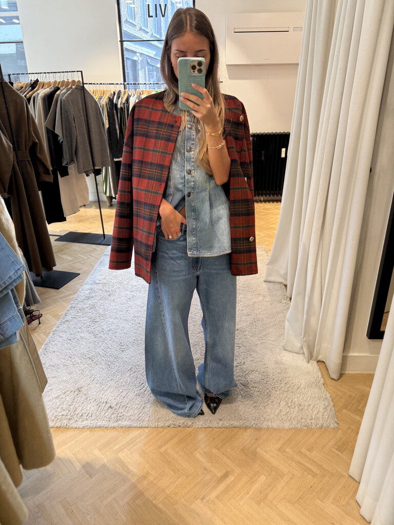 Rhune Ulla coat tartan