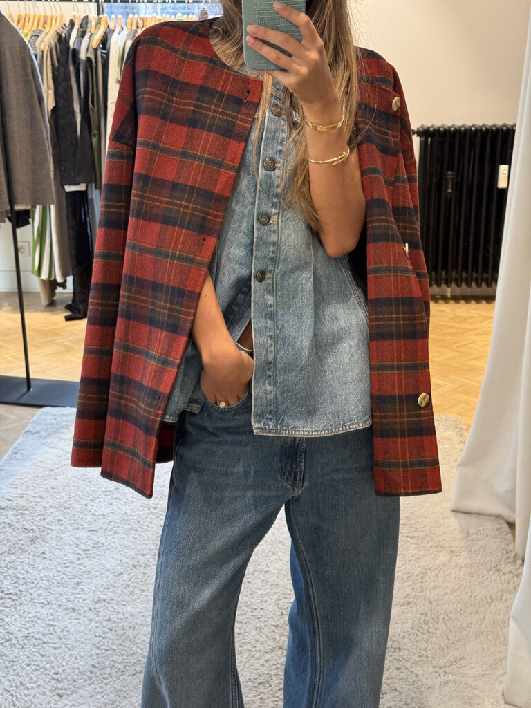 Rhune Ulla coat tartan