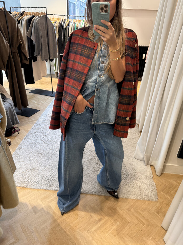 Rhune Ulla coat tartan