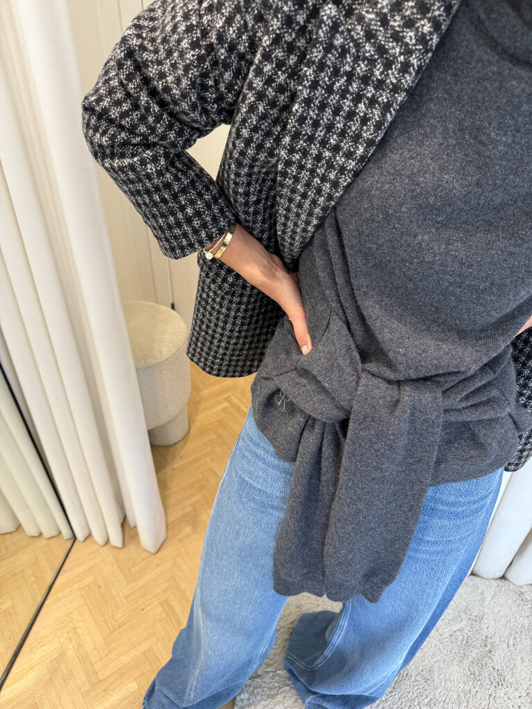 Checkered blazer