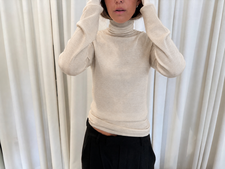 Rhune Cael Turtleneck Beige