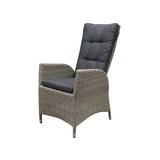 AVH-Collectie Menorca dining tuinstoel verstelbaar grijs wicker