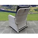 AVH-Collectie Bilbao XL lounge tuinstoel verstelbaar wit grijs AVH-Collectie Bilbao XL lounge tuinstoel verstelbaar wit grijs