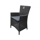 AVH-Collectie Capri dining tuinstoel antraciet AVH-Collectie Capri dining tuinstoel antraciet