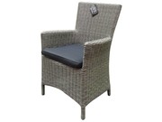 AVH-Collectie Capri dining tuinstoel grijs wicker