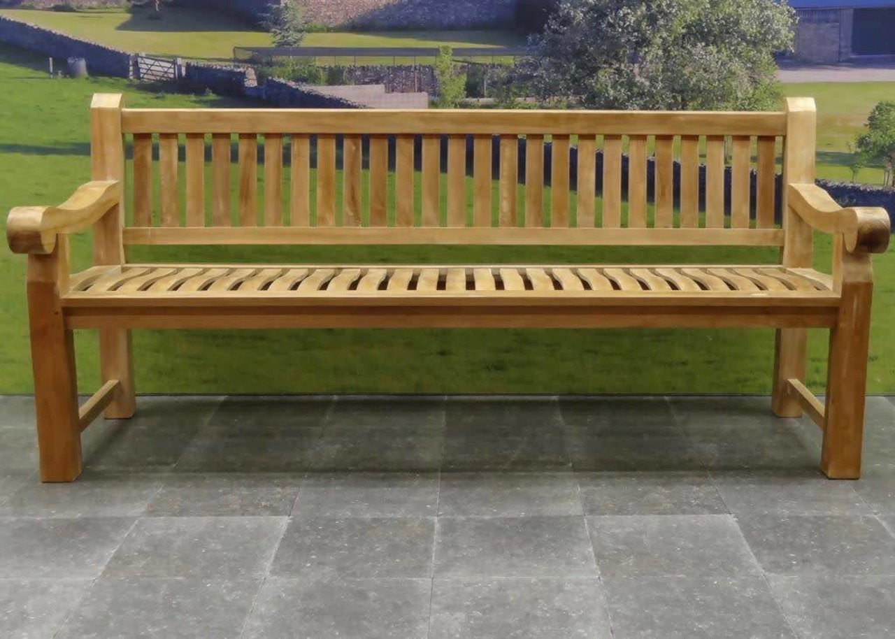 AVH-Collectie Elephant tuinbank 200x61xH91 cm teak zware uitvoering AVH-Collectie Elephant tuinbank 200x61xH91 cm teak zware uitvoering