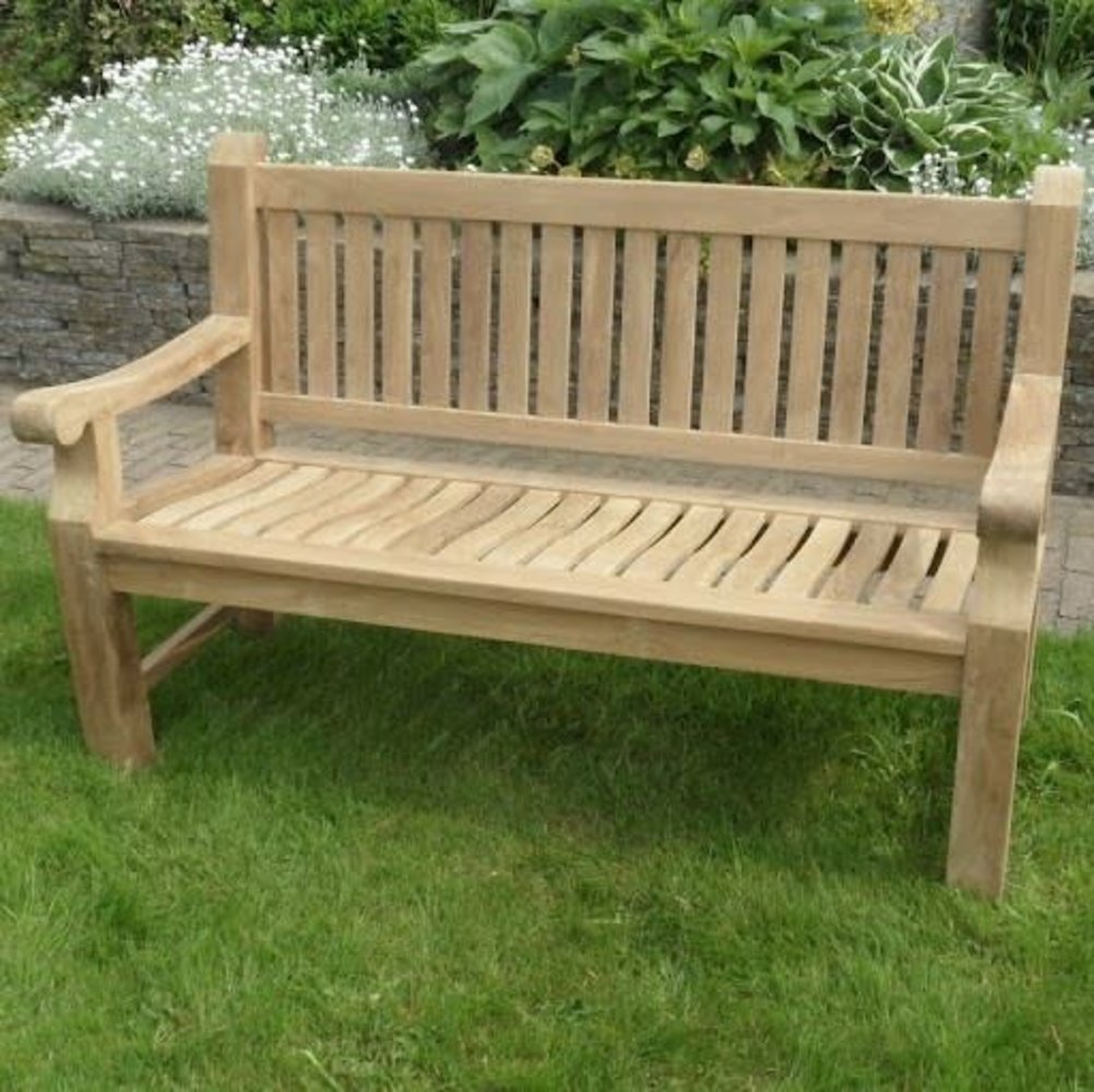 AVH-Collectie Elephant tuinbank 200x61xH91 cm teak zware uitvoering AVH-Collectie Elephant tuinbank 200x61xH91 cm teak zware uitvoering