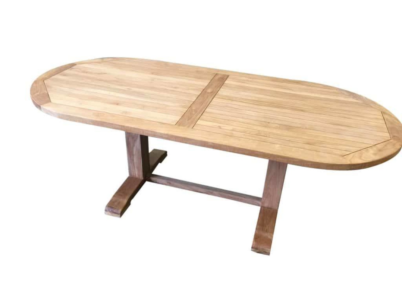 AVH-Collectie Geneva dining tuintafel 220x100xH77,5 cm ovaal teak