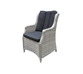 AVH-Collectie Darwin dining tuinstoel wit-grijs AVH-Collectie Darwin dining tuinstoel wit-grijs