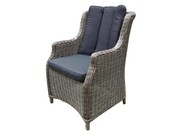 AVH-Collectie Darwin deluxe dining tuinstoel grijs