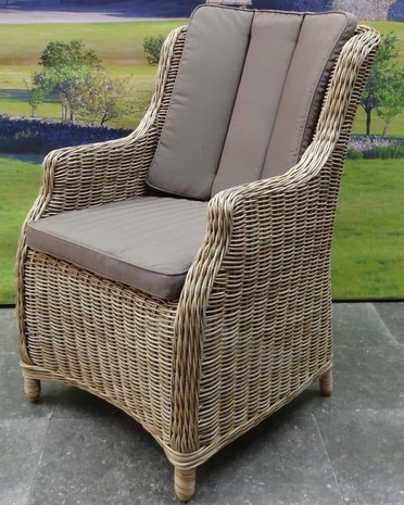 AVH-Collectie Darwin deluxe dining tuinstoel bruin AVH-Collectie Darwin deluxe dining tuinstoel bruin