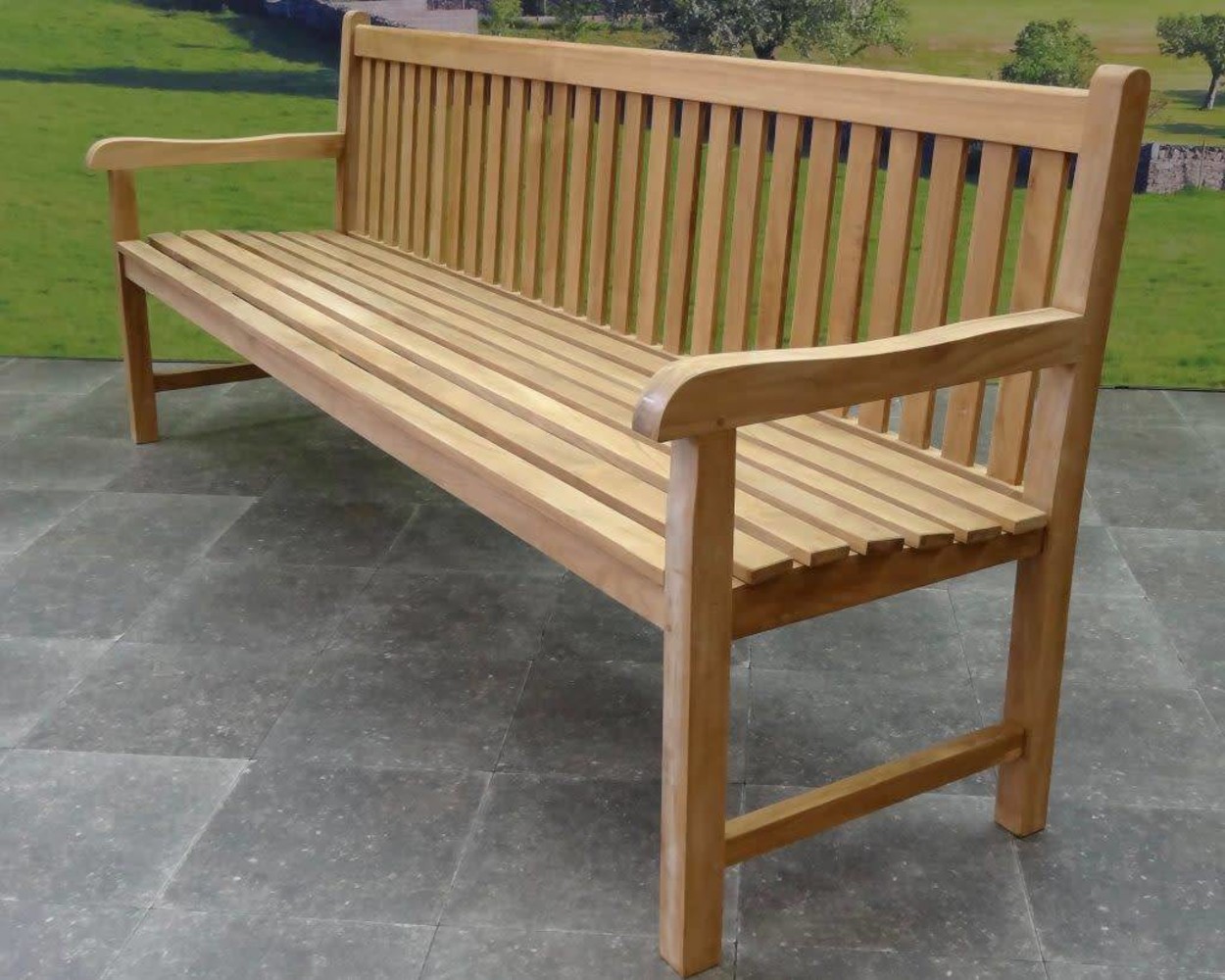 AVH-Collectie Concord tuinbank 220xH91 cm teak AVH-Collectie Concord tuinbank 220xH91 cm teak