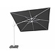 Platinum Challenger T2 premium zweefparasol 300x300 cm witte mast faded black Platinum Challenger T2 premium zweefparasol 300x300 cm witte mast faded black