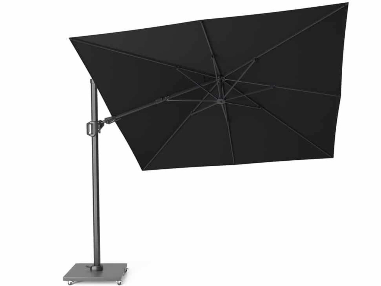 Platinum Challenger T2 zweefparasol 300x300 cm zwart Platinum Challenger T2 zweefparasol 300x300 cm zwart