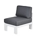 Garden Impressions Cube middenelement aluminium wit Garden Impressions Cube middenelement aluminium wit