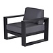 Garden Impressions Cube lounge tuinstoel aluminium antraciet Garden Impressions Cube lounge tuinstoel aluminium antraciet