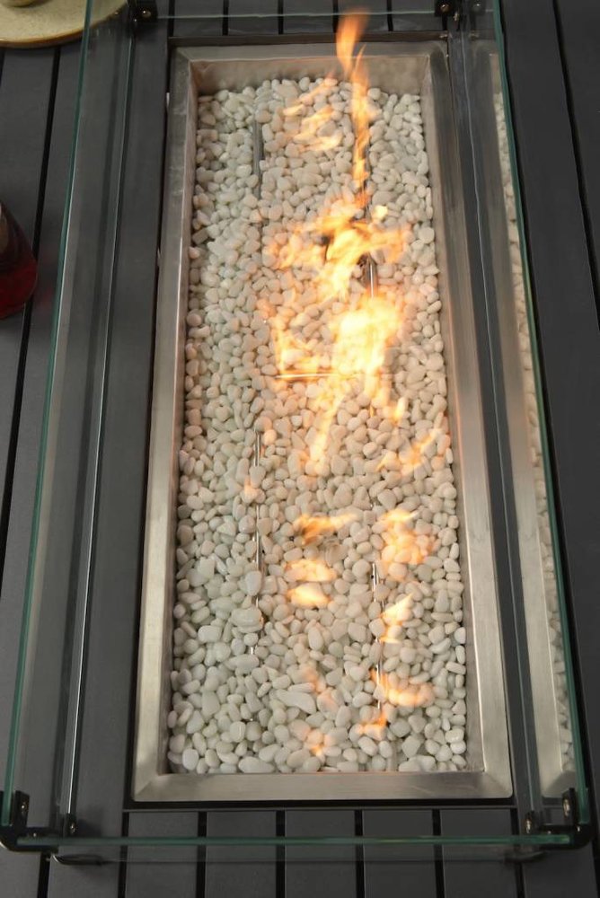 Cozy Living sfeerhaard Albufeira 132x89xH61 cm antraciet Cozy Living sfeerhaard Albufeira 132x89xH61 cm antraciet