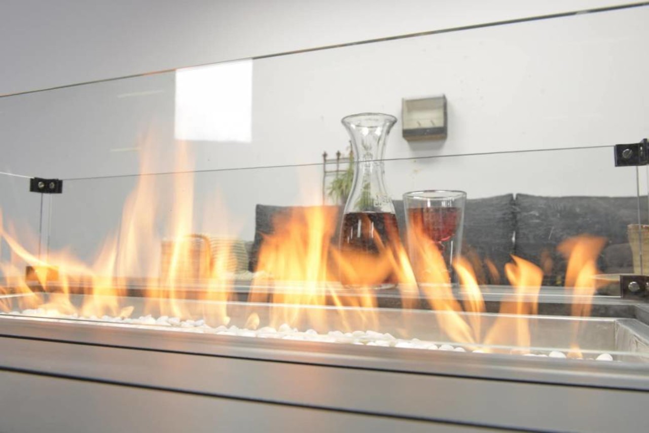 Cozy Living sfeerhaard Albufeira 132x89xH61 cm antraciet Cozy Living sfeerhaard Albufeira 132x89xH61 cm antraciet