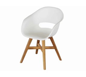 AVH-Collectie Karlstad dining tuinstoel kunststof wit