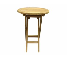 AVH-Collectie Klaptafel 60 cm rond teak AVH-Collectie Klaptafel 60 cm rond teak