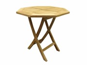 AVH-Collectie Klaptafel 80 cm achtkantig teak