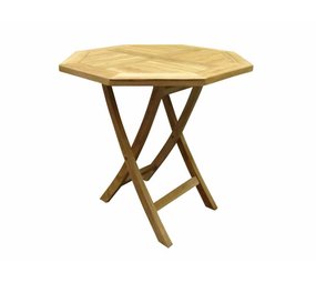 AVH-Collectie Klaptafel 80 cm achtkantig teak AVH-Collectie Klaptafel 80 cm achtkantig teak