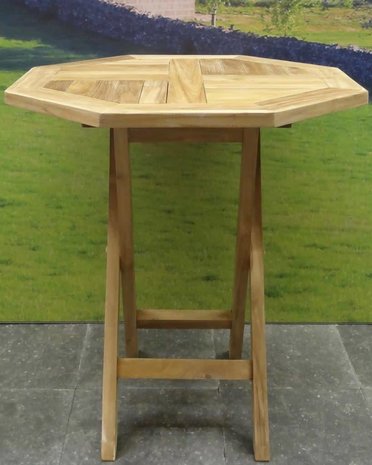 AVH-Collectie Klaptafel 70 cm achtkantig teak AVH-Collectie Klaptafel 70 cm achtkantig teak
