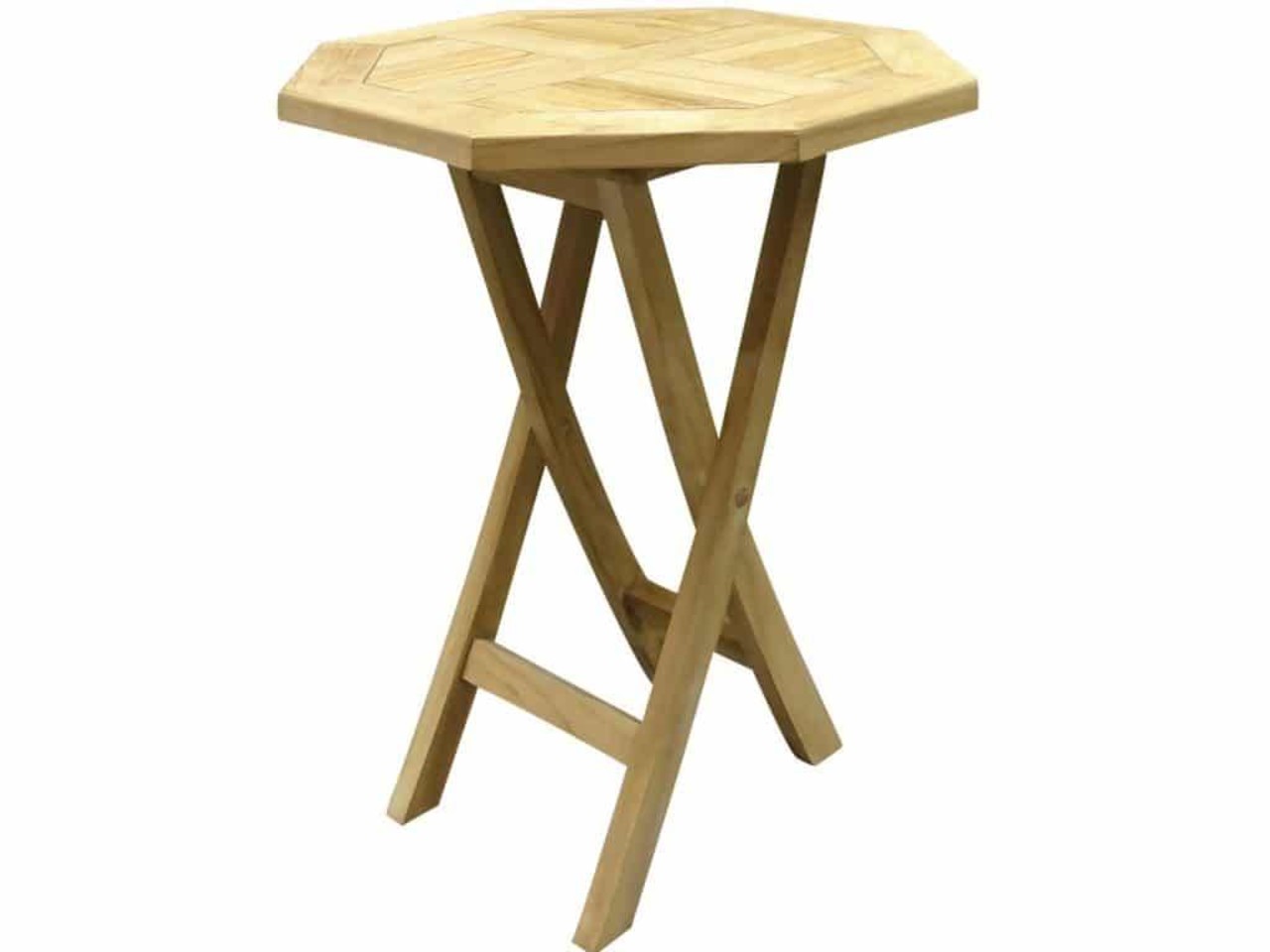 AVH-Collectie Klaptafel 60 cm achtkantig teak AVH-Collectie Klaptafel 60 cm achtkantig teak