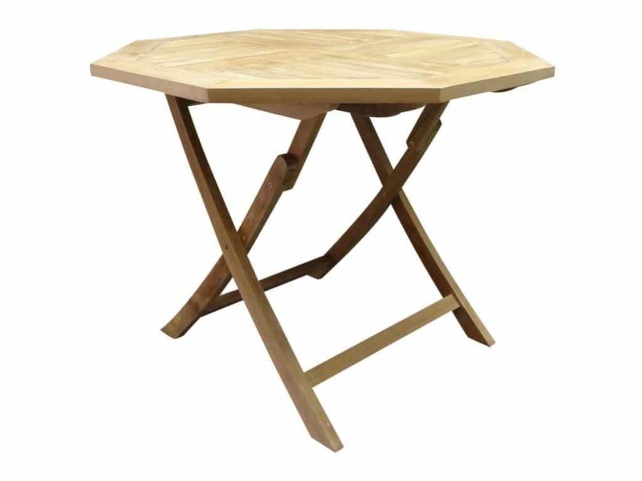 AVH-Collectie Klaptafel 100 cm achtkantig teak AVH-Collectie Klaptafel 100 cm achtkantig teak