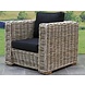 AVH-Collectie Nissah lounge tuinstoel naturel rotan - suntech black AVH-Collectie Nissah lounge tuinstoel naturel rotan - suntech black