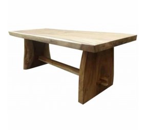 AVH-Collectie Boomstamtafel 200x100xH77,5 cm - bladdikte 10 cm AVH-Collectie Boomstamtafel 200x100xH77,5 cm - bladdikte 10 cm