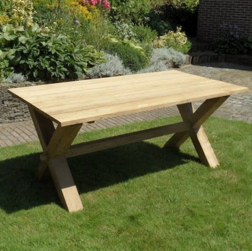 AVH-Collectie Zambia dining tuintafel 300x100xH77 cm teak AVH-Collectie Zambia dining tuintafel 300x100xH77 cm teak