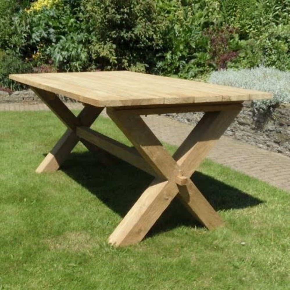 AVH-Collectie Zambia dining tuintafel 300x100xH77 cm teak AVH-Collectie Zambia dining tuintafel 300x100xH77 cm teak