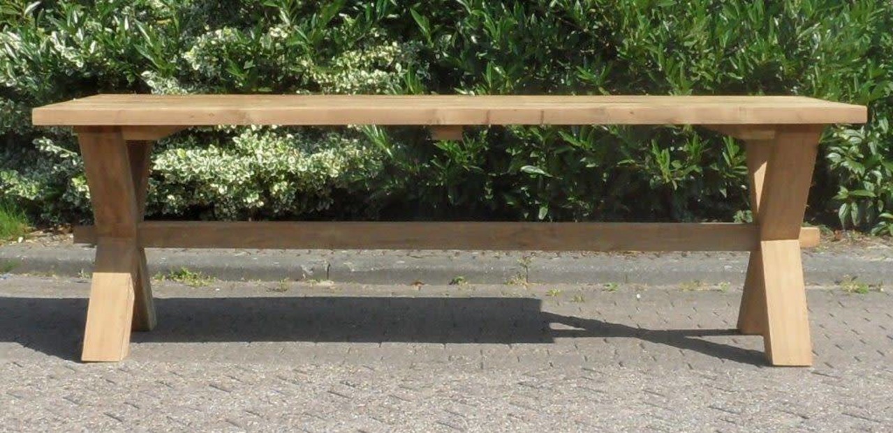 AVH-Collectie Zambia dining tuintafel 300x100xH77 cm teak AVH-Collectie Zambia dining tuintafel 300x100xH77 cm teak