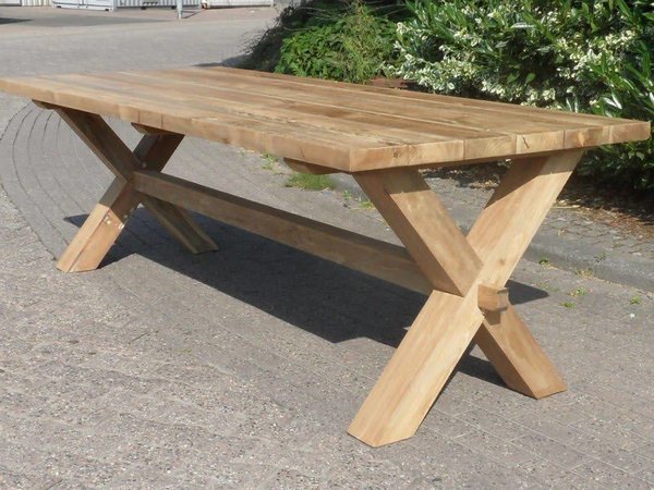 AVH-Collectie Zambia dining tuintafel 300x100xH77 cm teak AVH-Collectie Zambia dining tuintafel 300x100xH77 cm teak